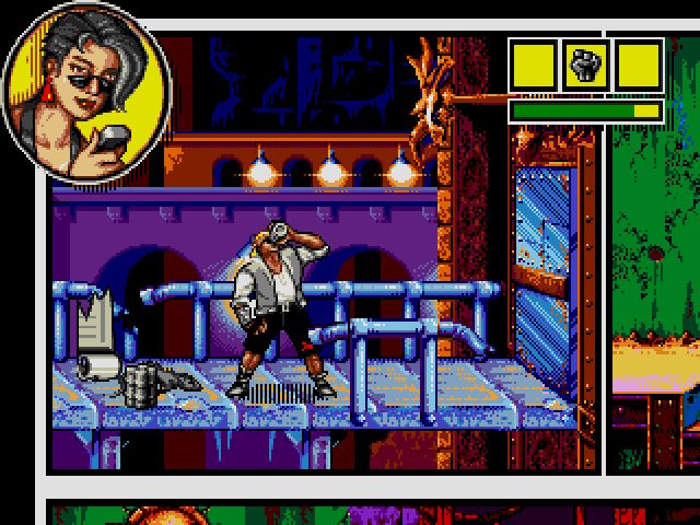 Comix Zone screenshot - Episode 1: Night of the Mutants  Page 2